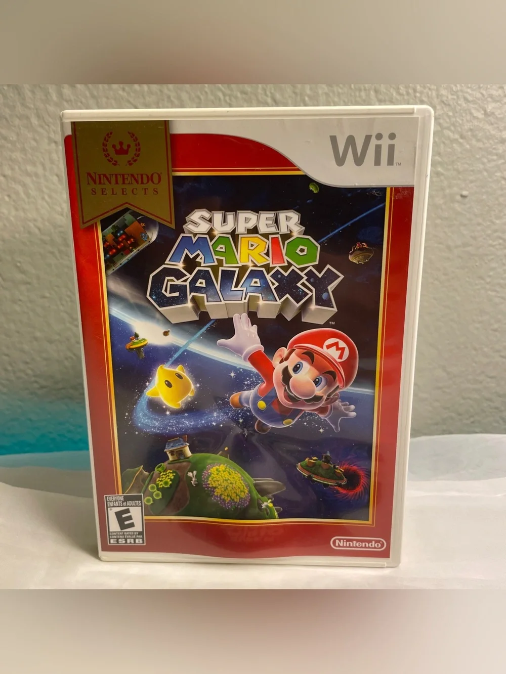 Super Mario Galaxy - Nintendo Wii Nintendo Selects 2011 No Manual Tested & Works